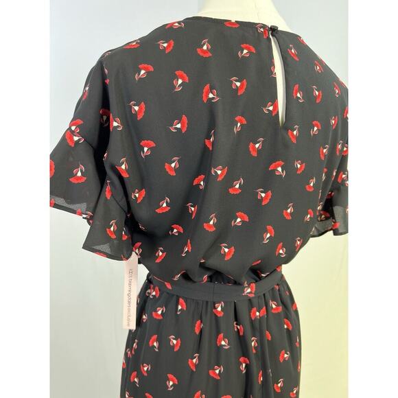 NWT AQUA Bloomingdales Womens Dress Size M Floral Feminine Romantic Cottage Rose - Picture 10 of 16